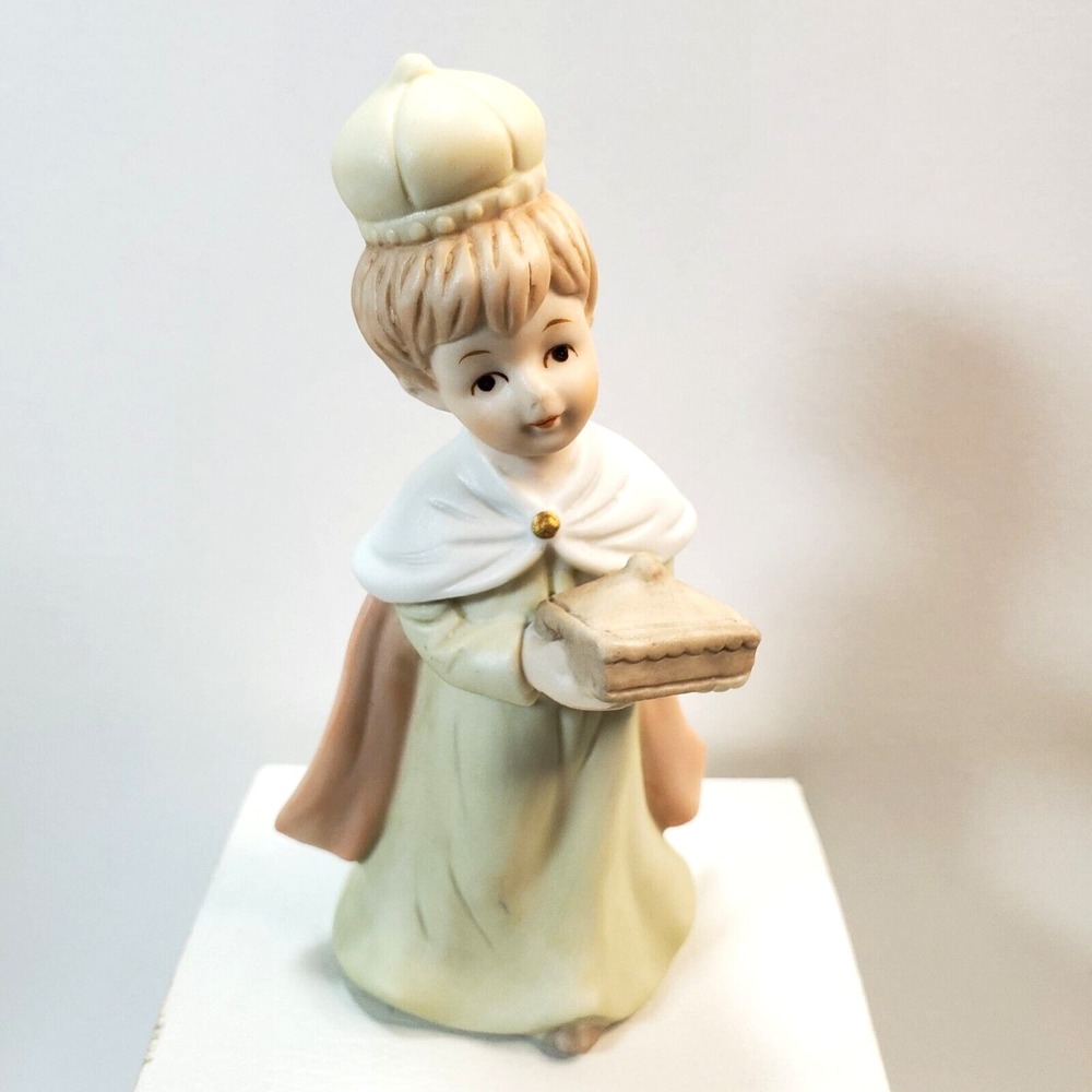 Vtg Lefton Christopher Collection Christmas Nativity Gift Bearer #2 Boy 00341